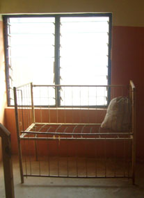 empty crib